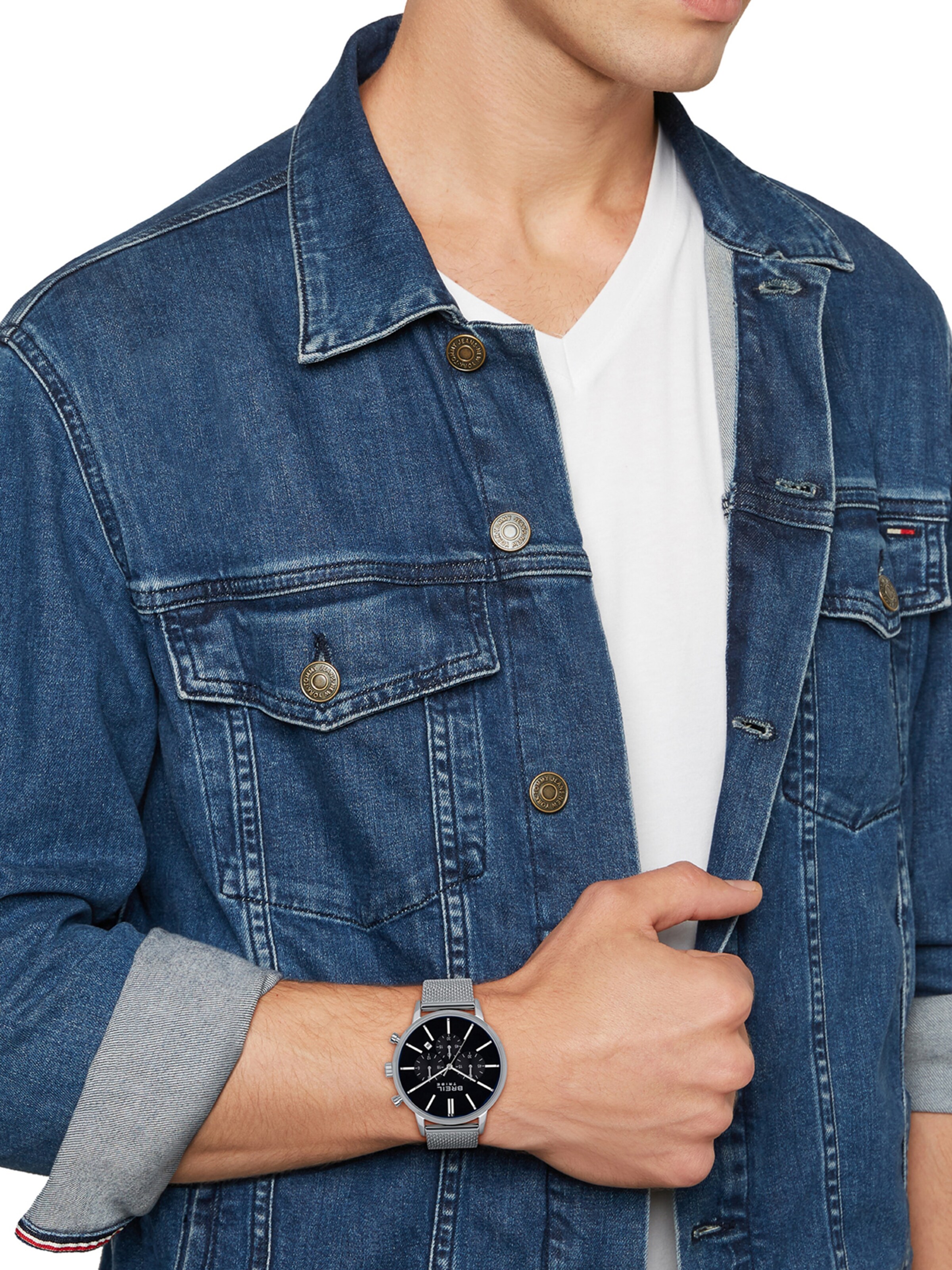 Breil Analog Watch 'Avery' in Silver: front