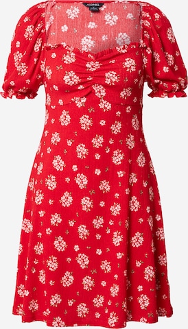 Robe Monki en rouge : devant