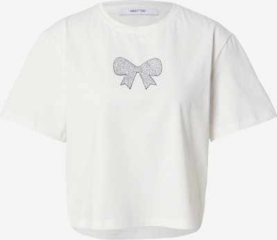 Marškinėliai 'Elfi' iš ABOUT YOU, spalva – sidabrinė / balta, Prekių apžvalga