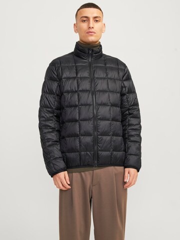 JACK & JONES Демисезонная куртка 'Moon' в Черный: спереди