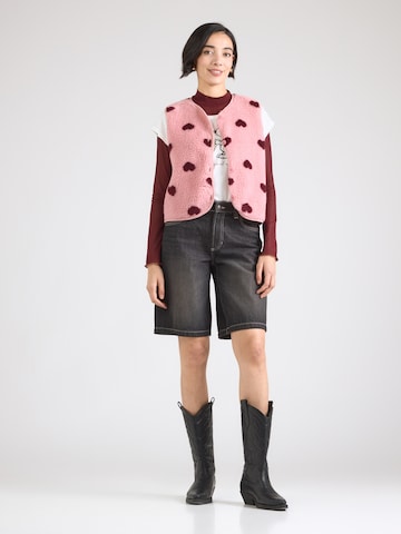 Hailys Vest 'El44lie', värv roosa