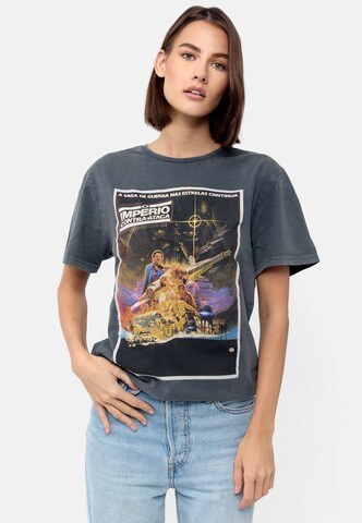 Recovered Shirt 'Star Wars International Poster' in Grijs: voorkant