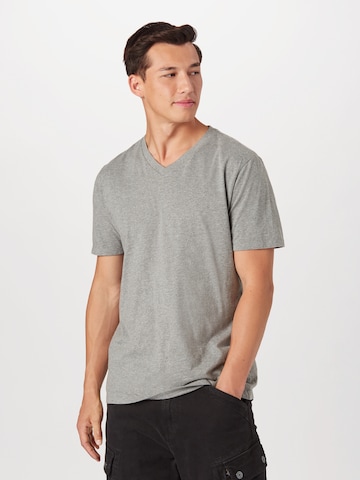 GAP Regular fit Shirt in Grijs: voorkant