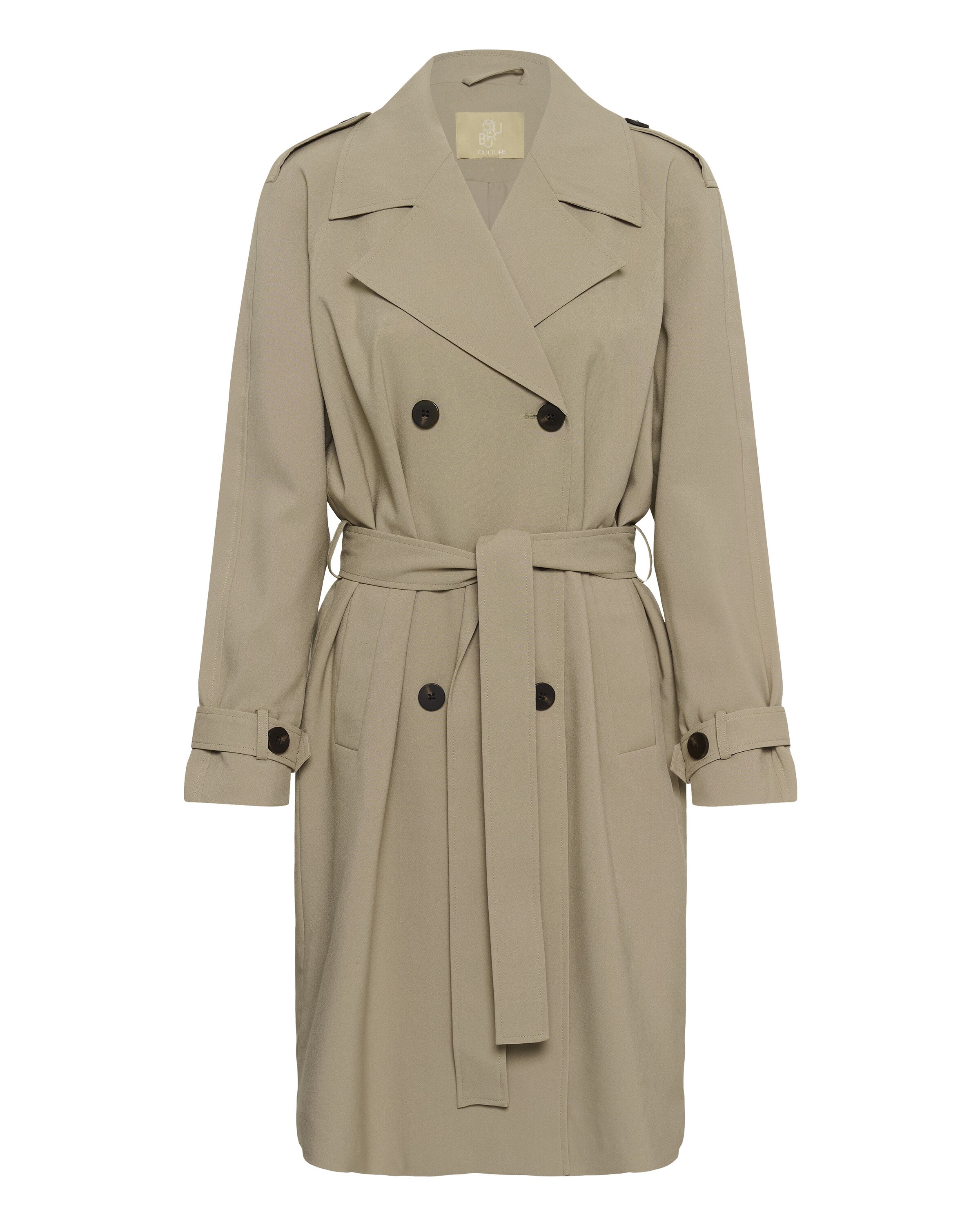 CULTURE Manteau mi-saison 'CUBindy' en beige, Vue avec produit