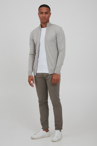 INDICODE JEANS Knit Cardigan 'BADI' in Grey