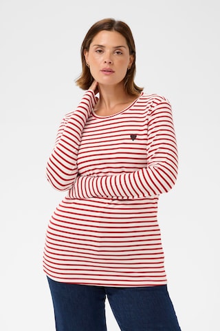 KAFFE CURVE Shirt 'Lia' in Weiß: Vorderseite