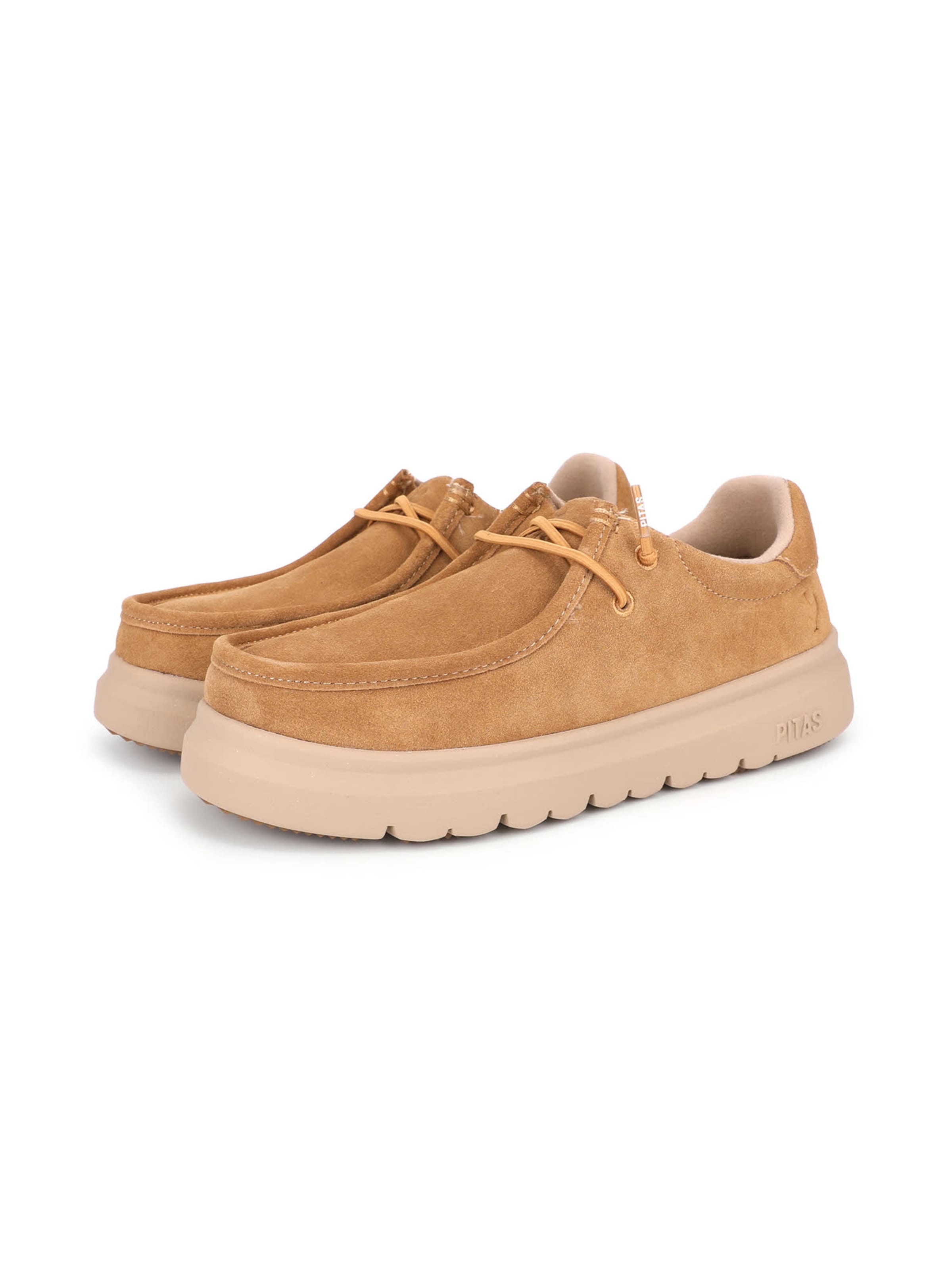 Walk In Pitas Moccasin 'Lyon' in Yellow: front