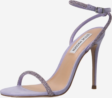 STEVE MADDEN - Sandálias com tiras 'Breslin' em roxo: frente