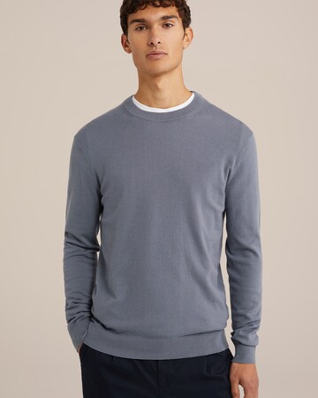 WE Fashion Sweater in Blue: front