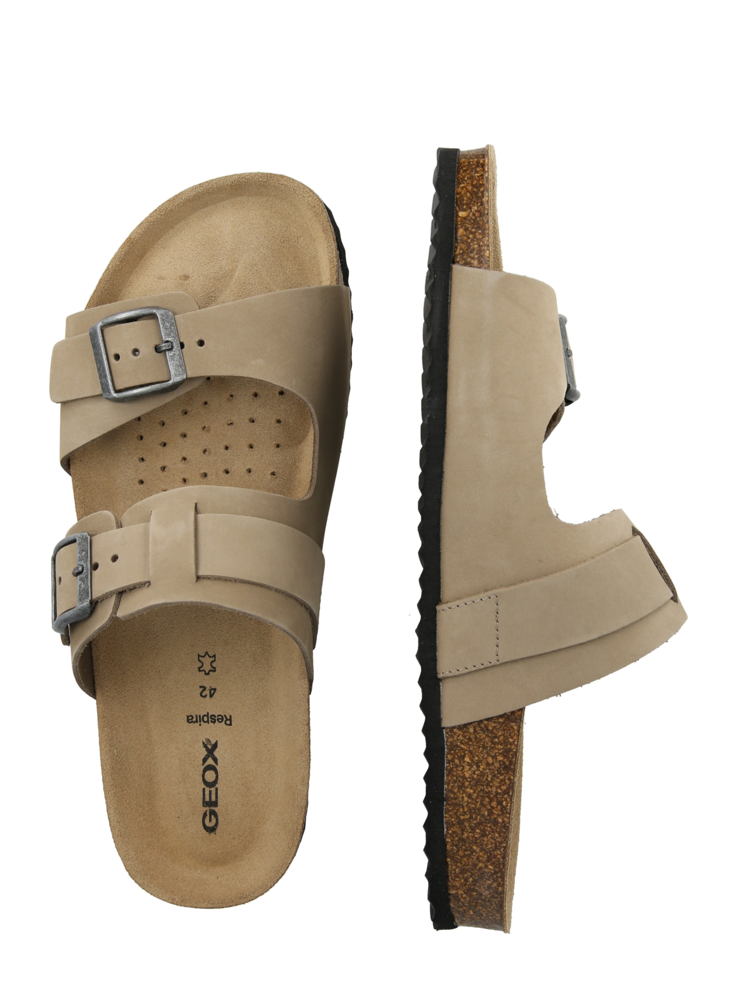 GEOX Klapki 'GHITA' w kolorze szary