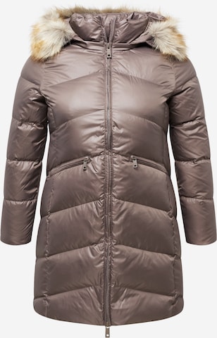 Calvin Klein Curve Winter coat in Beige: front