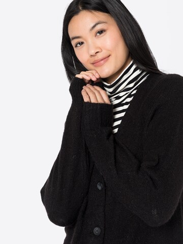 ICHI Knit cardigan in Black