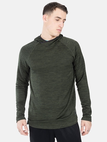 T-Shirt fonctionnel Spyder en vert : devant