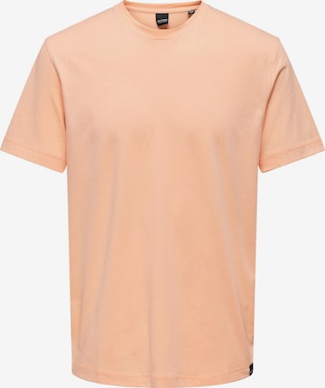 Only & Sons - Camiseta 'Max' en naranja: frente