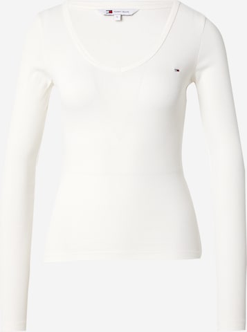 Maglietta 'ESSENTIAL' di Tommy Jeans in bianco: frontale