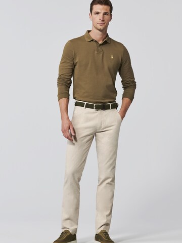 Regular Pantalon chino 'Roma' MEYER en beige