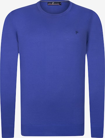 DENIM CULTURE Pullover 'MANNO' in Blau: predná strana