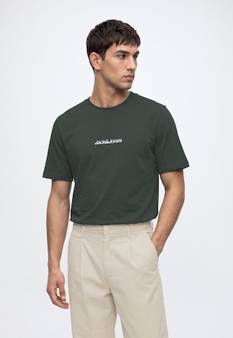 JACK & JONES Μπλουζάκι 'JCOECHO' σε πράσινο