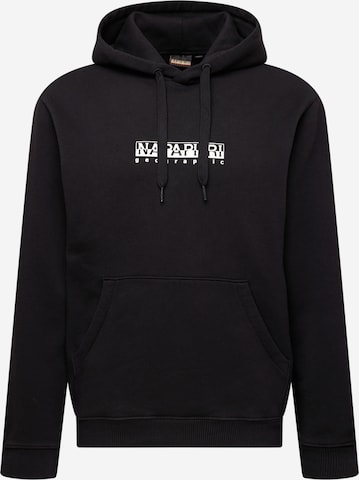 NAPAPIJRI Sweatshirt in Black ABOUT YOU