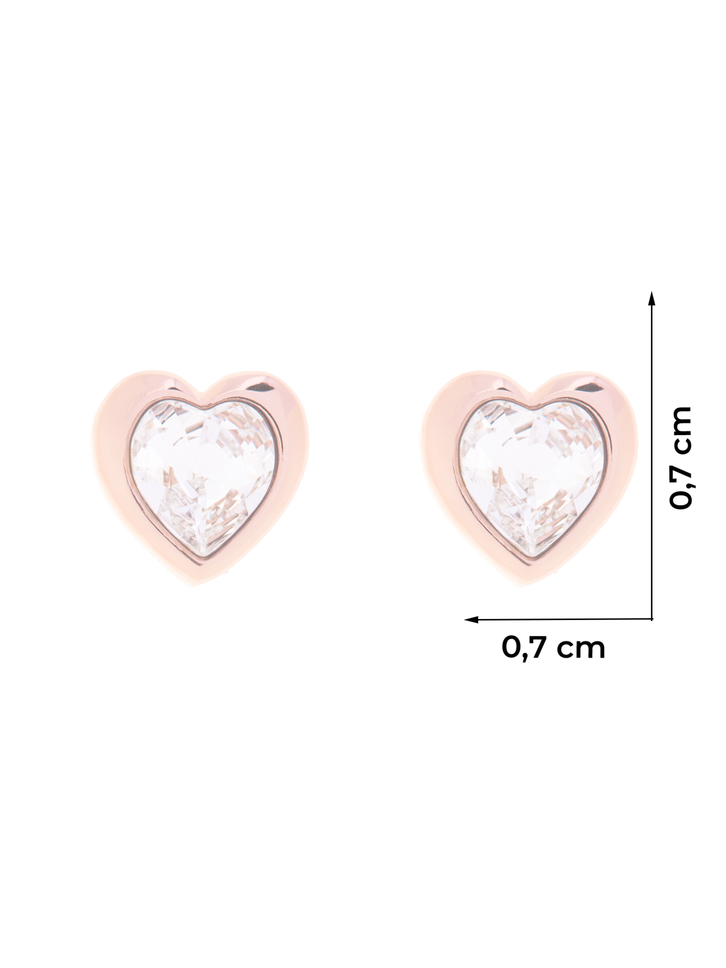 Ted Baker Earrings 'HAN: CRYSTAL HEART EARRING' in Gold