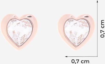 Ted Baker Σκουλαρίκια 'HAN: CRYSTAL HEART EARRING' σε χρυσό