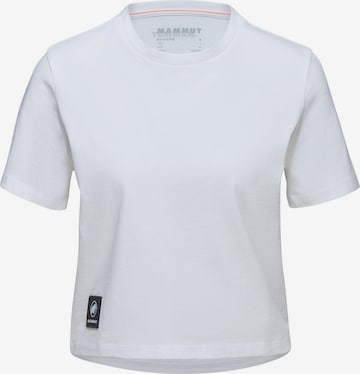 MAMMUTTehnička sportska majica 'Massone' - bijela boja: prednji dio