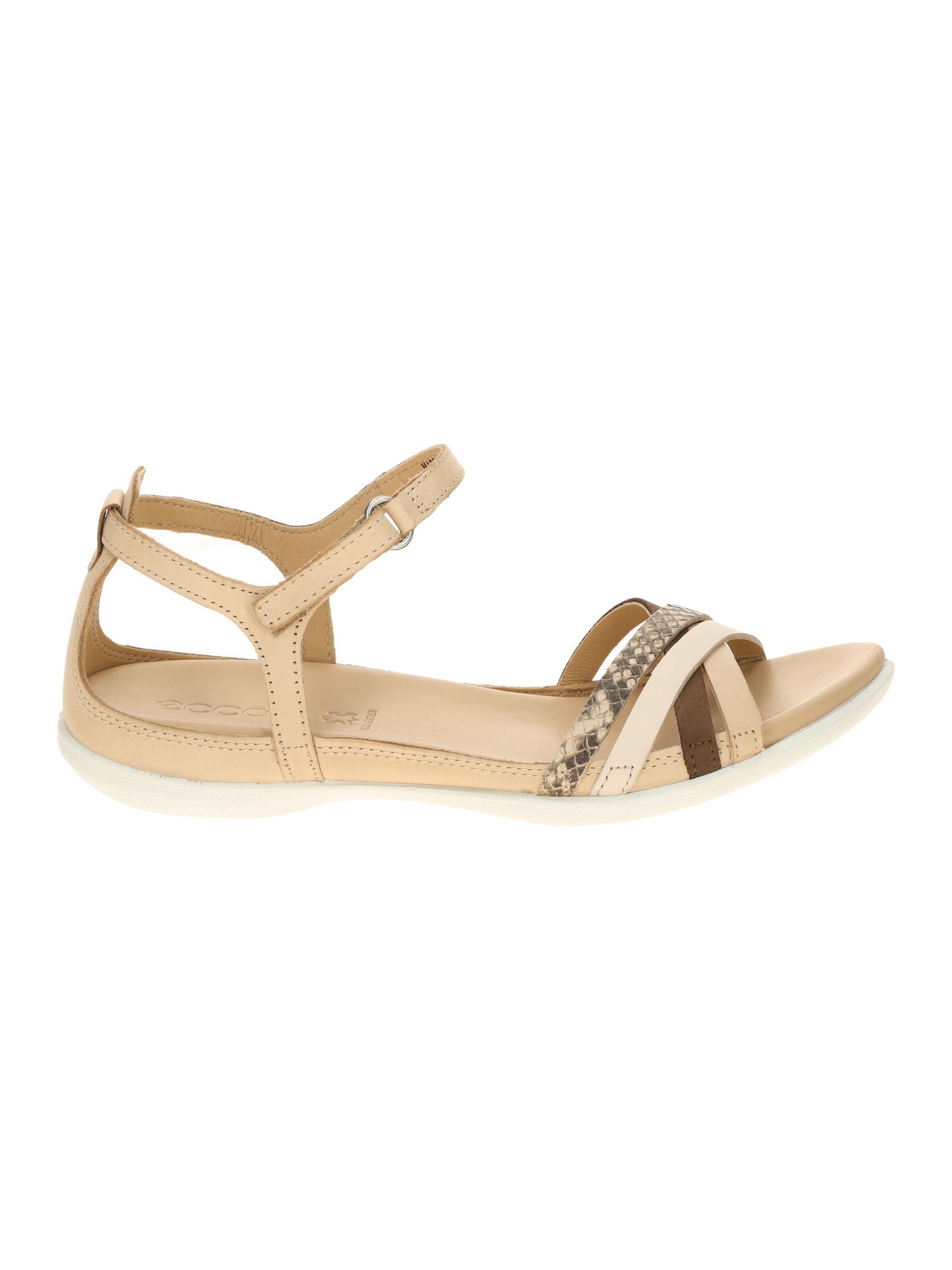 ECCO Sandaal 'Ecco Flash Sandale braun beige Kreuzriemen 244243', värv pruun