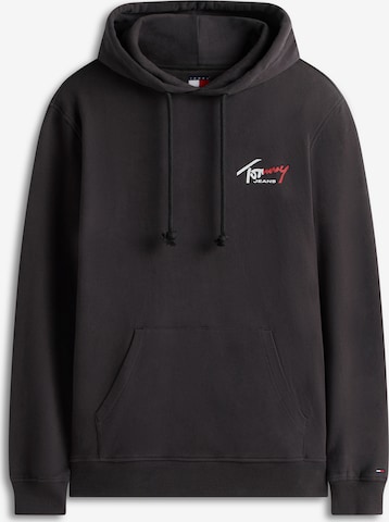 Tommy Jeans Sweatshirt in Black: front