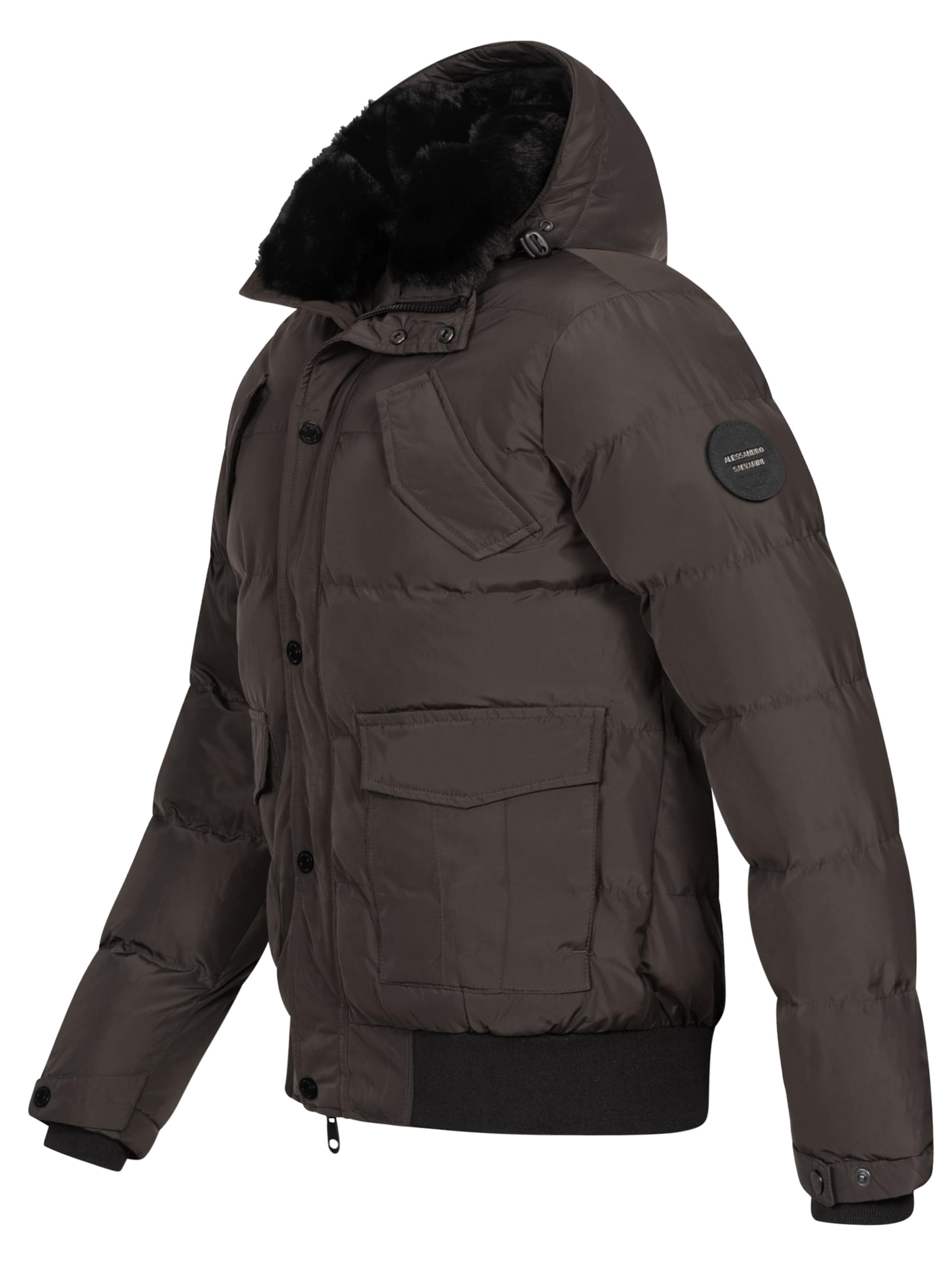 Alessandro Salvarini Winter jacket in Grey
