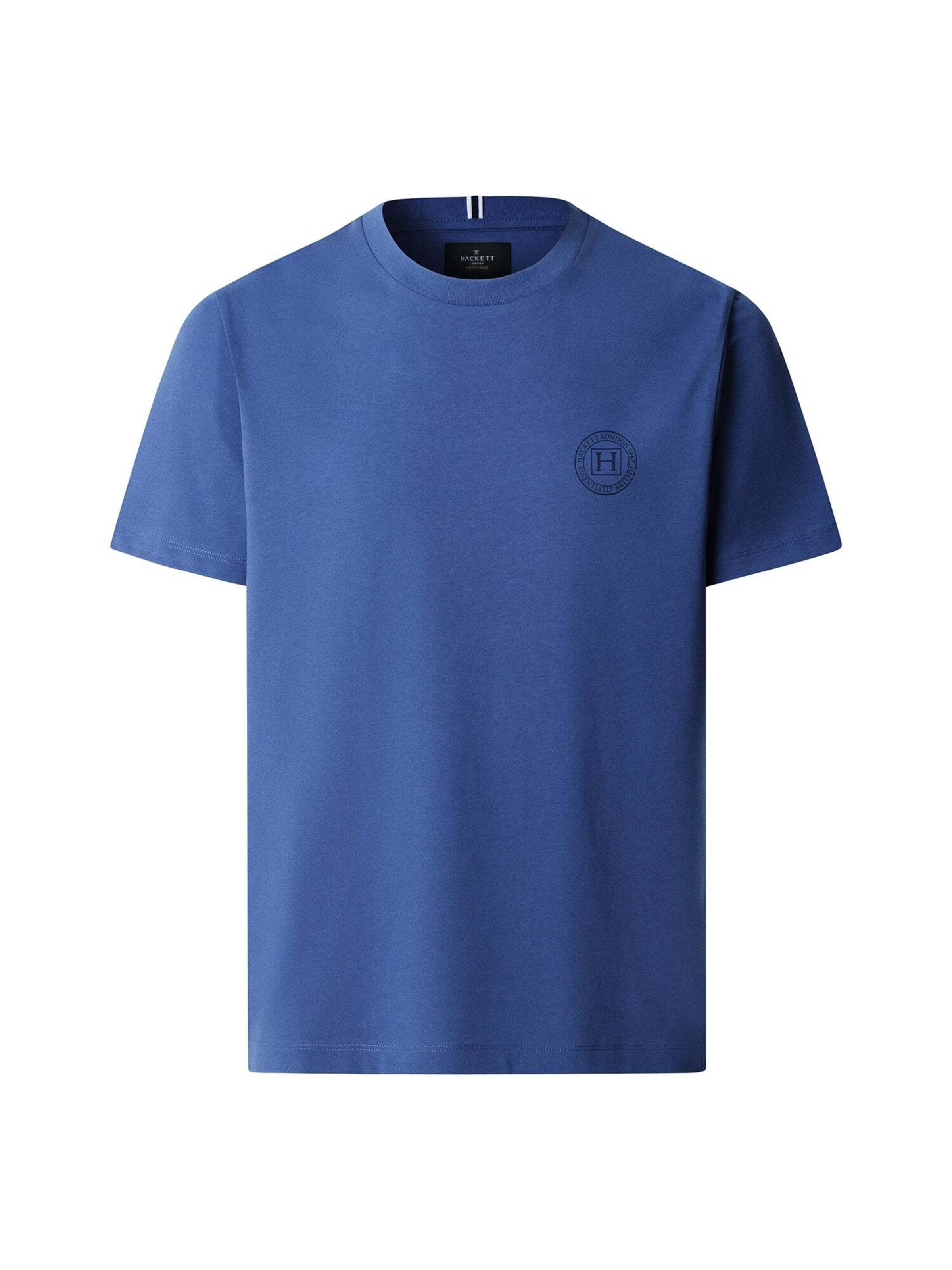 Hackett London Shirt in Blauw: voorkant