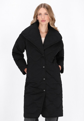 DreiMaster Vintage Between-seasons coat in Black: front
