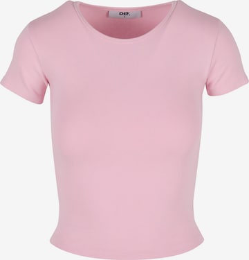DEF Tričko 'Relax' – pink: přední strana