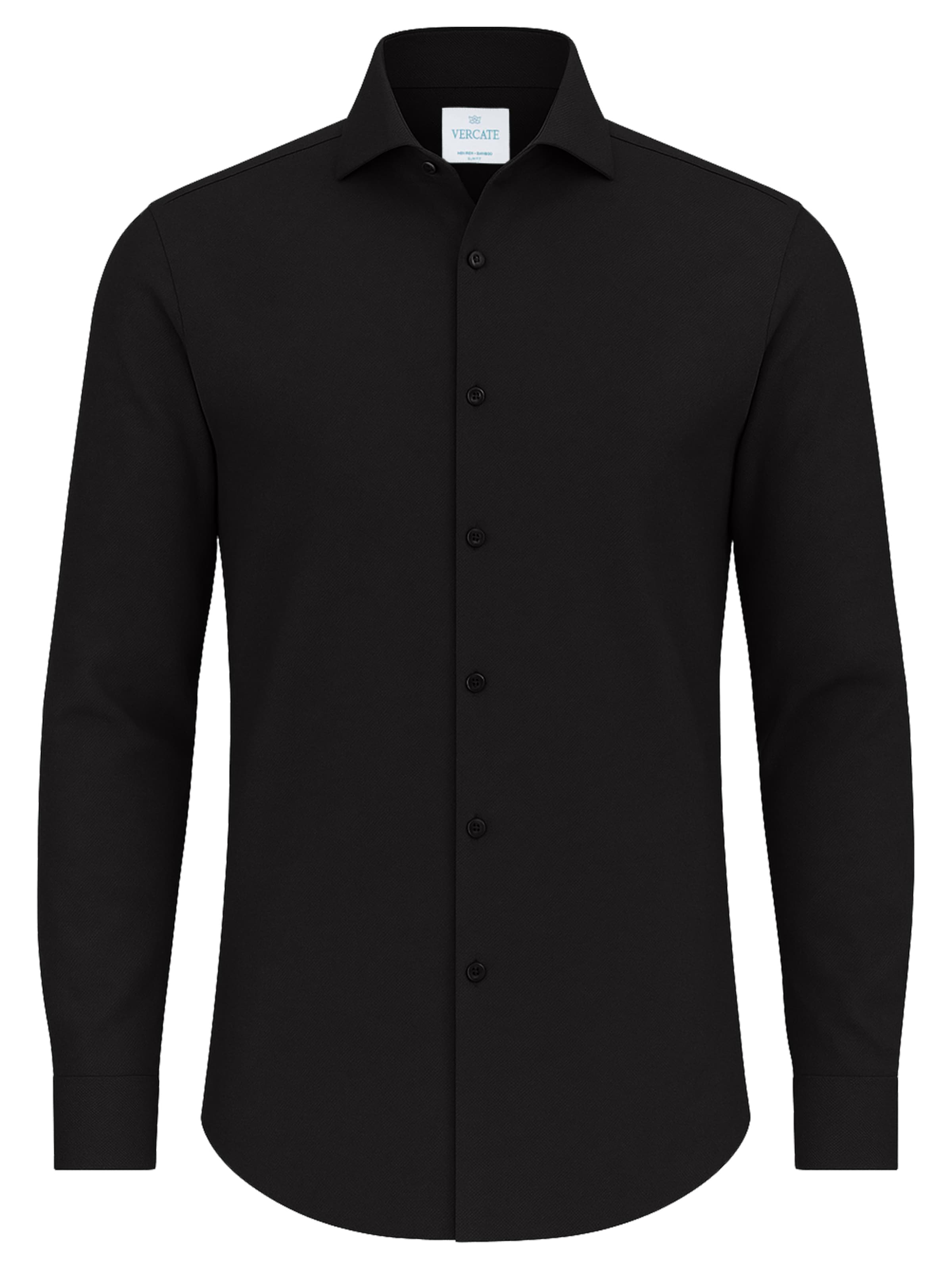 Vercate Slim fit Zakelijk overhemd 'No. 28' in Grijs: voorkant