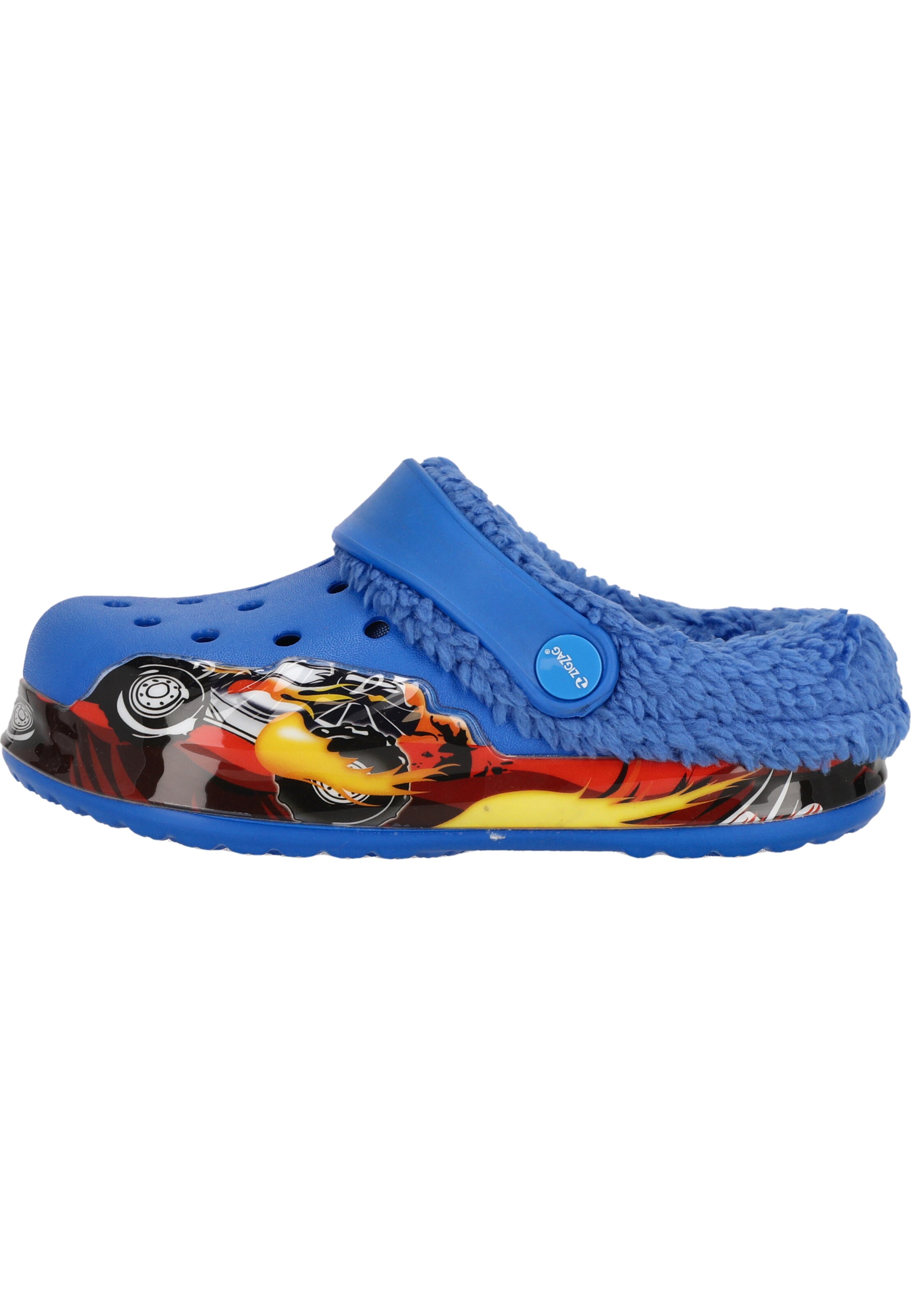 ZigZag Huisschoenen 'Telar' in Blauw: voorkant