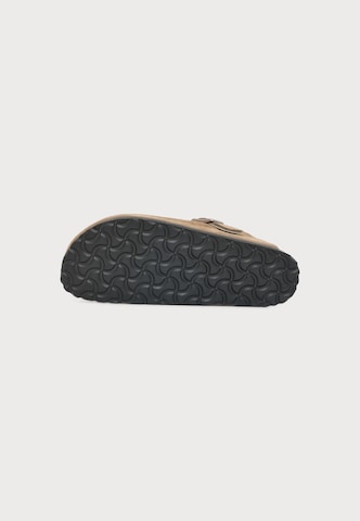 BIRKENSTOCK Nizki natikači 'Boston Shear LEVE' | rjava barva