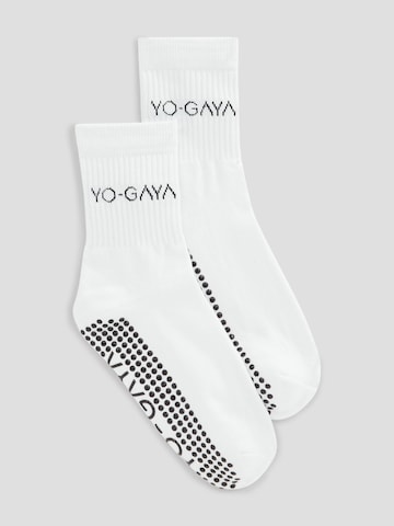 YO-GAYA Athletic Socks 'Socks - 5 Pack - Pilates' in White
