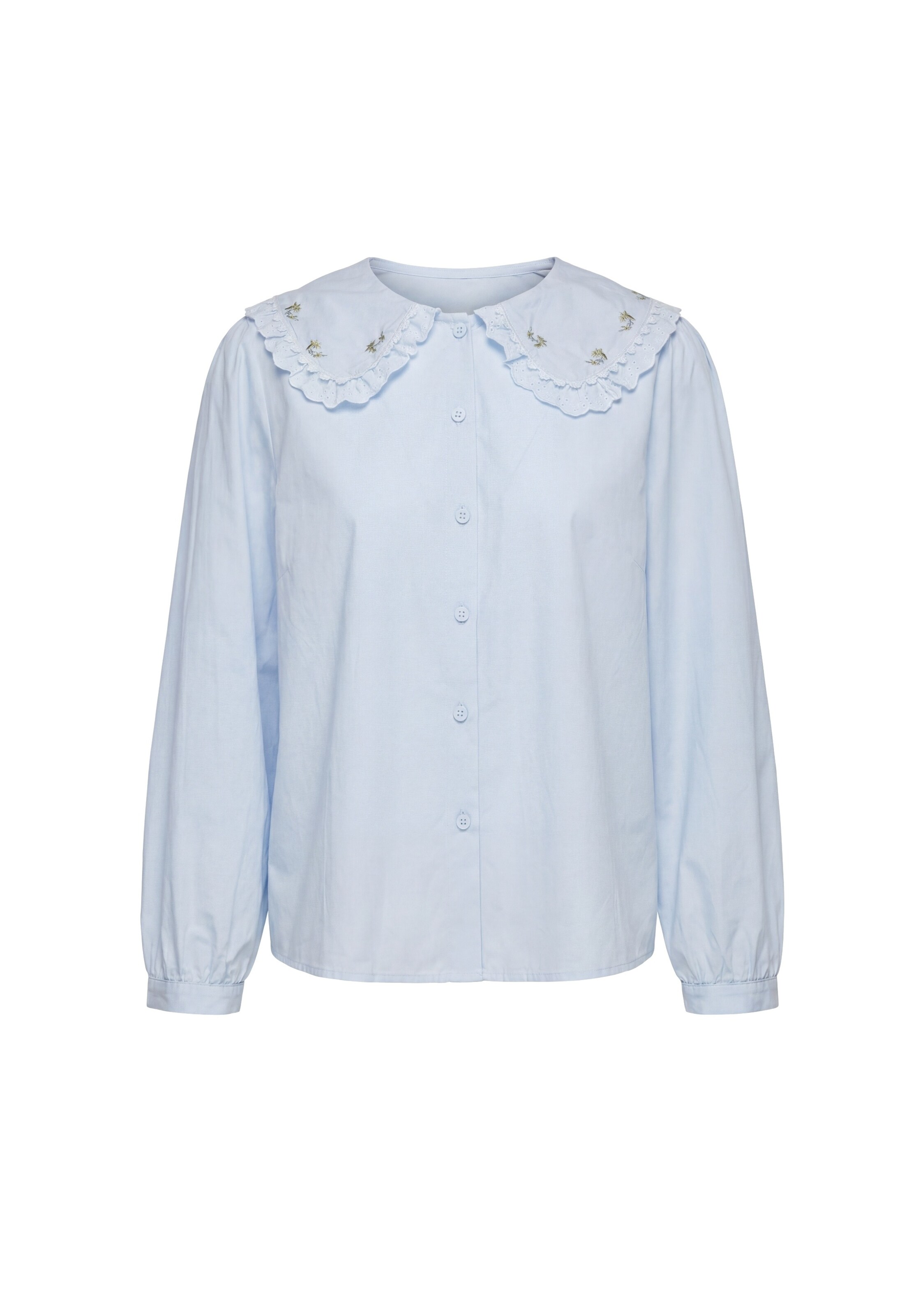 Usha - Blusa en azul: frente