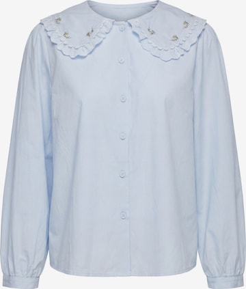 Usha - Blusa em azul: frente