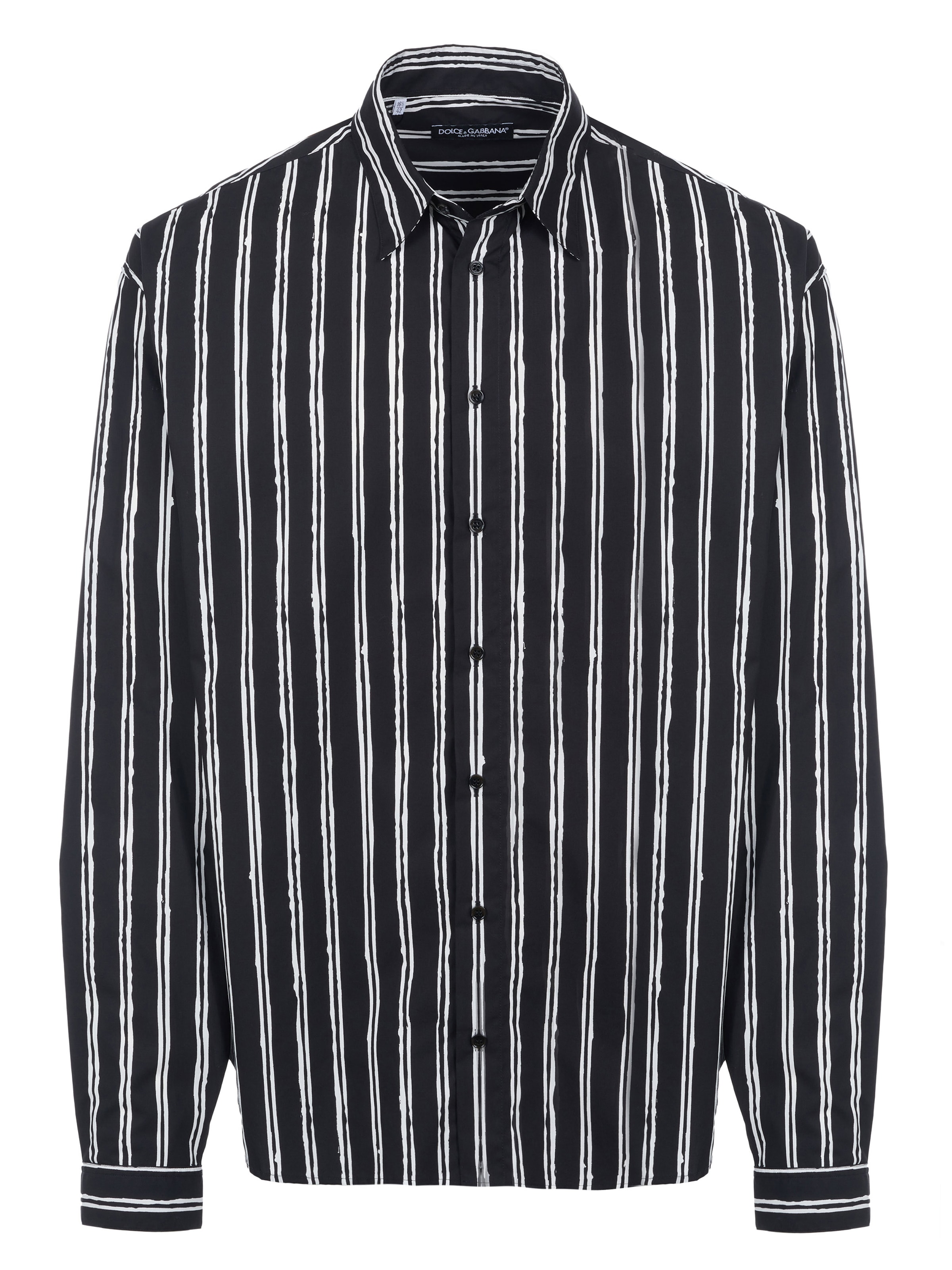 DOLCE & GABBANA Regular Fit Hemd‌‌ in Schwarz: Vorderseite