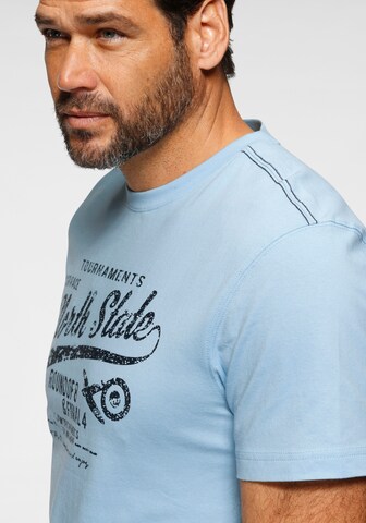 Man's World T-Shirt in Blau