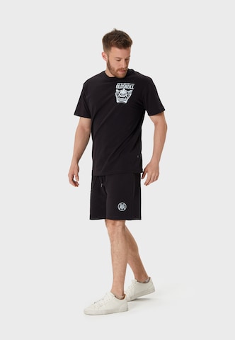 Oldskull Shirt 'Asian Triple Mask' in Black
