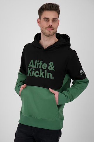 Alife and Kickin Sweatshirt 'OwenAK' in Green: front