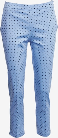 Orsay Slim fit Pleated Pants in Blue: front