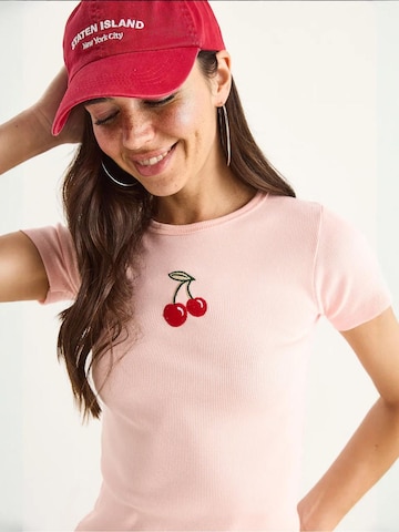Bianco Lucci T-Shirt in Pink