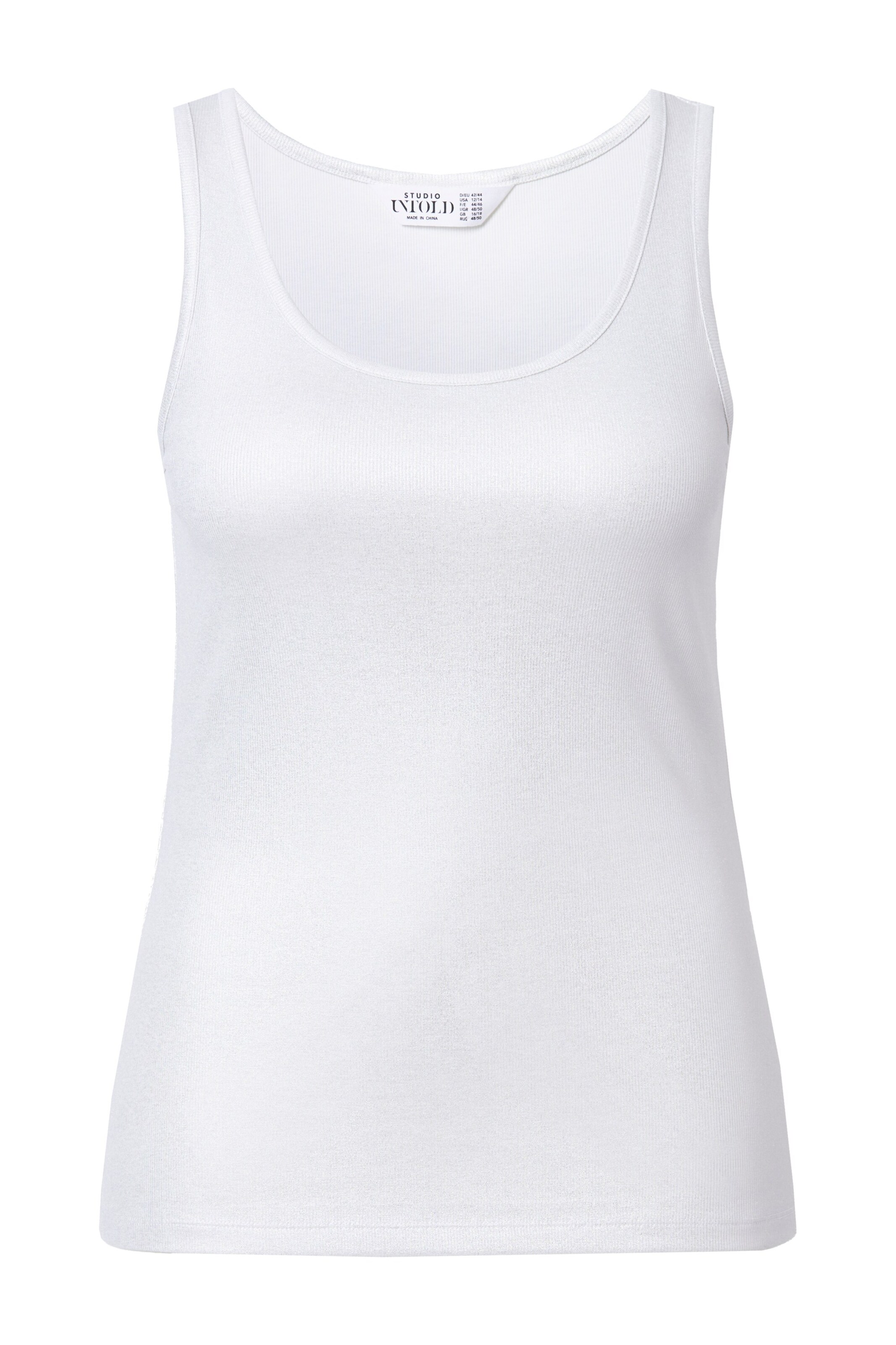 Haut Studio Untold en blanc : devant