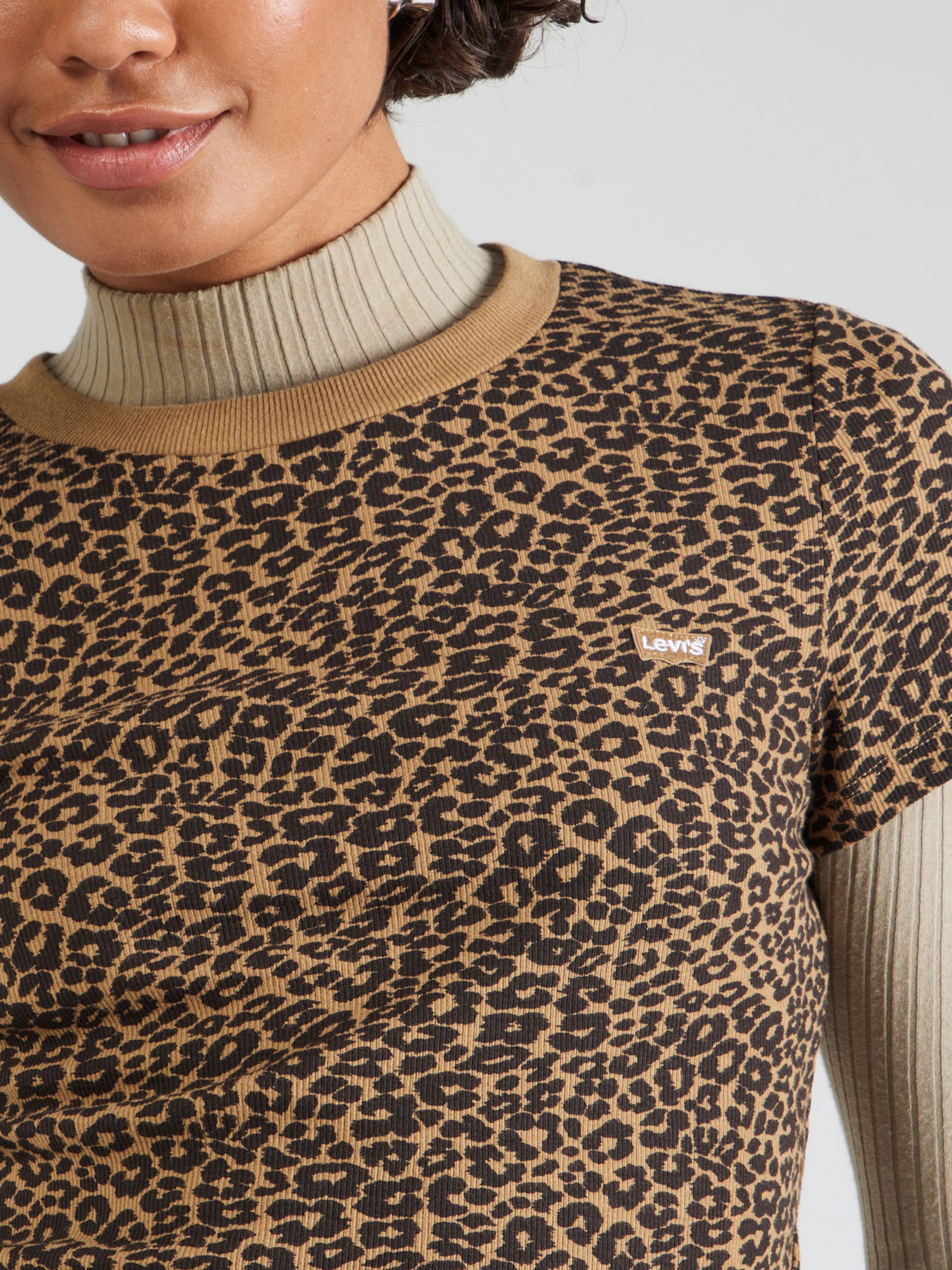 Levi's leopard shirt hotsell