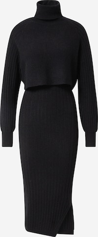 AllSaints Knitted dress 'Margot' in Black: front