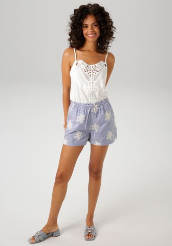 Aniston CASUAL Pajama Pants in Blue