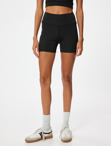 Koton Skinny Leggings in Black: front