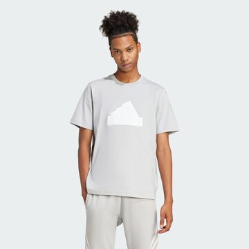 T-Shirt fonctionnel 'Future Icons' ADIDAS SPORTSWEAR en gris : devant